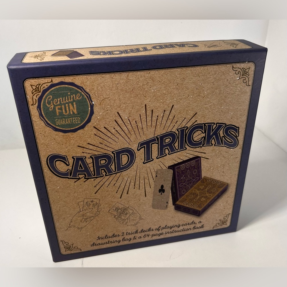 Hinkler Card Tricks With 2 Decks Of Cards Illustrated Instructions Boxed Set